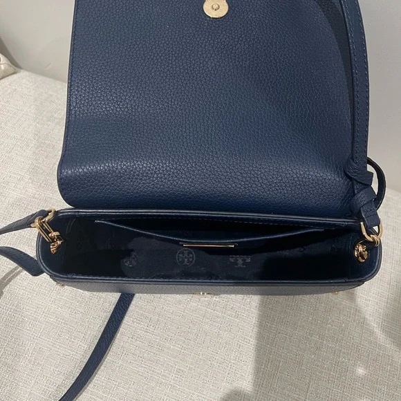 Tory Burch Navy Crossbody Bag with Tassel - Picture 3 of 3
